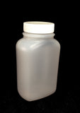 8-Ounce (250mL) Wide-Mouth Oblong Polyethylene Bottle with Cap