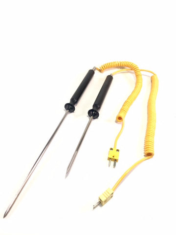 Type K Thermocouple with Handle - Available in 5" or 8" Probe Lengths