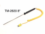 Type K Thermocouple with Handle - Available in 5" or 8" Probe Lengths