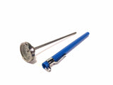 50° - 400°F, 1" Dial, 5" Stem Pocket Thermometer