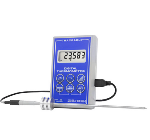 Traceable® Platinum Ultra-Accurate Digital Thermometer with Stainless Steel Probe