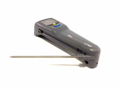 Infrared Thermometer with Folding Probe & Holster Case