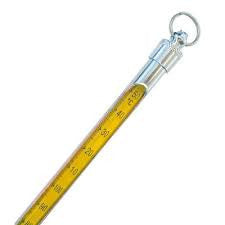 Thermometer Armour Case, 6 (152 mm) Length, 0.5 Diameter, Nickel Plated  Brass