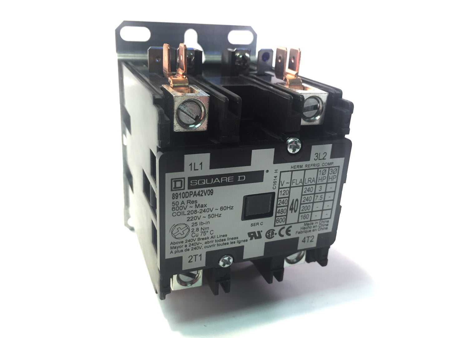 Main Contactor Relay - NCAT 1087 & 1275 Series
